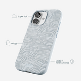 Powder Blue Ebb and Flow iPhone 17 Case