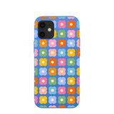 Electric Blue Petal Pop iPhone 12 Mini Case