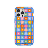 Electric Blue Petal Pop iPhone 15 Pro Max Case