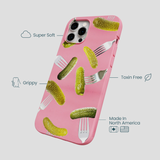 Bubblegum Pink Pickle Party iPhone 12 Pro Max Case