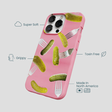 Bubblegum Pink Pickle Party iPhone 13 Pro Max Case