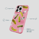 Bubblegum Pink Pickle Party iPhone 13 Pro Case