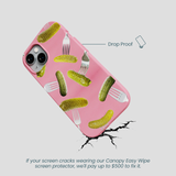Bubblegum Pink Pickle Party iPhone 14 Case