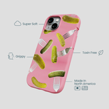 Bubblegum Pink Pickle Party iPhone 14 Case
