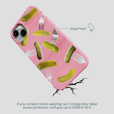 Bubblegum Pink Pickle Party iPhone 15 Plus Case