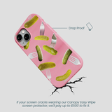 Bubblegum Pink Pickle Party iPhone 15 Case