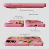 Bubblegum Pink Pickle Party iPhone 16 Plus Case