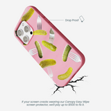 Bubblegum Pink Pickle Party iPhone 16 Pro Max Case