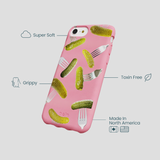 Bubblegum Pink Pickle Party iPhone 6/6s/7/8/SE Case