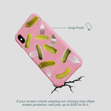 Bubblegum Pink Pickle Party iPhone XR Case