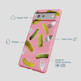 Bubblegum Pink Pickle Party Google Pixel 6 Case