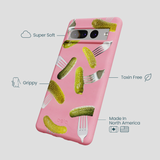 Bubblegum Pink Pickle Party Google Pixel 7 Pro Case