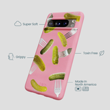 Bubblegum Pink Pickle Party Google Pixel 8 Pro Case