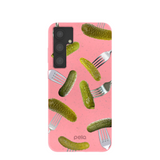 Bubblegum Pink Pickle Party Samsung Galaxy S24+(Plus) Case