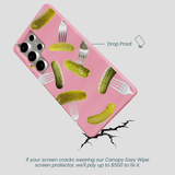 Bubblegum Pink Pickle Party Samsung Galaxy S25 Ultra Case