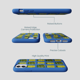 Electric Blue Pickling Pickles iPhone 11 Case