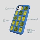 Electric Blue Pickling Pickles iPhone 11 Case