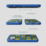 Electric Blue Pickling Pickles iPhone 12/ iPhone 12 Pro Case