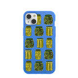 Electric Blue Pickling Pickles iPhone 14 Plus Case