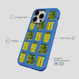 Electric Blue Pickling Pickles iPhone 15 Pro Max Case