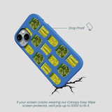 Electric Blue Pickling Pickles iPhone 15 Case