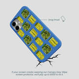 Electric Blue Pickling Pickles iPhone 16 Plus Case
