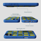 Electric Blue Pickling Pickles iPhone 16 Plus Case