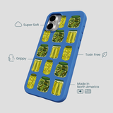Electric Blue Pickling Pickles iPhone 16 Plus Case