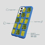 Electric Blue Pickling Pickles Samsung Galaxy S21 Case