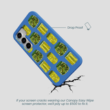 Electric Blue Pickling Pickles Samsung Galaxy S25 Case