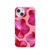 Bubblegum Pink Pink Orchids iPhone 14/16e Case