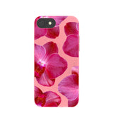 Bubblegum Pink Pink Orchids iPhone 6/6s/7/8/SE Case