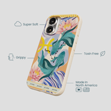 Seashell Pisces Fish iPhone 16 Case