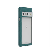 Clear Google Pixel 6 Pro Case with Green Ridge