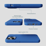 Electric Blue iPhone 14 Pro Max Case