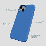 Electric Blue iPhone 15 Plus Case