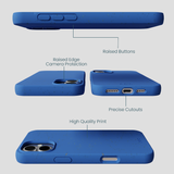 Electric Blue iPhone 16 Plus Case