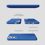 Electric Blue Samsung Galaxy S21 Phone Case