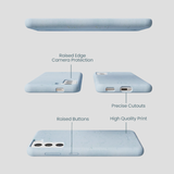 Powder Blue Samsung Galaxy S21 Phone Case