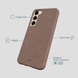 Chocolate Brown Samsung Galaxy S23+(Plus) Phone Case