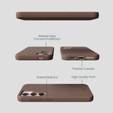 Chocolate Brown Samsung Galaxy S23 Phone Case