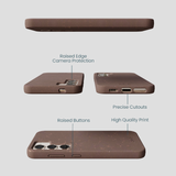 Chocolate Brown Samsung Galaxy S24 Phone Case