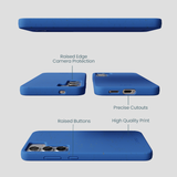 Electric Blue Samsung Galaxy S25+(Plus) Phone Case