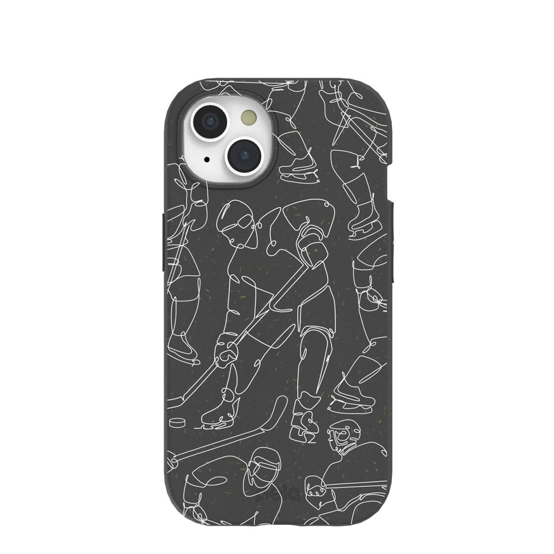 Black Play Sketch iPhone 15 Case