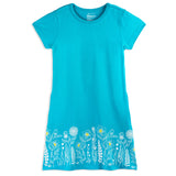 Organic Cotton Short Sleeve T-Shirt Dresses for Kids