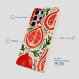 Seashell Pomegranate Cheer Samsung Galaxy S25 Ultra Case