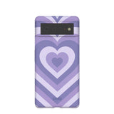 Lavender Power Hearts Google Pixel 6 Case