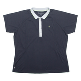 CALVIN KLEIN Golf Womens Polo Shirt Black Nylon UK 16