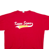 RUSSELL ATHLETIC Kappa Sigma Mens T-Shirt Red USA XL
