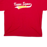 RUSSELL ATHLETIC Kappa Sigma Mens T-Shirt Red USA XL